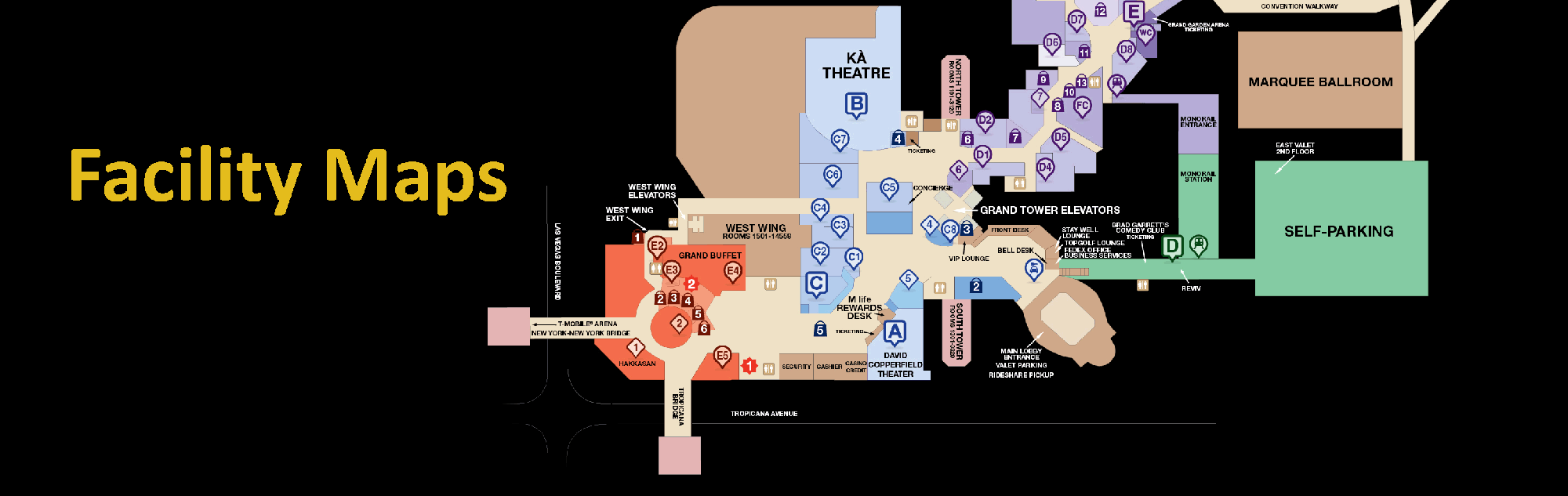 Las Vegas Nevada Facility Maps